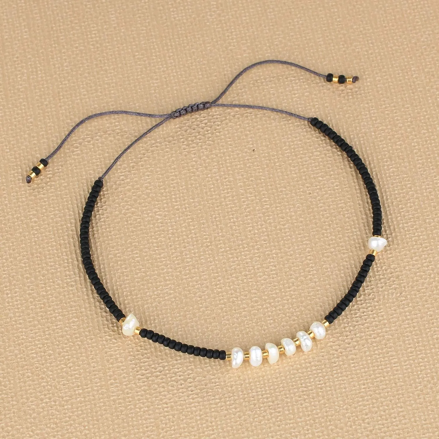 KELITCH Women Pearls Beaded Bracelets Handmade Miyuki Seed Beads Friendship Bracelets