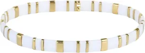 KELITCH Women Stretch Bracelets Tila Beaded Candy Colors Friendship Bracelets New