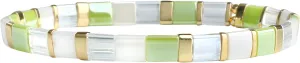 KELITCH Women Tila Bracelets Miyuki Beads Bracelets Colorful Stretch Bracelets Mixed Friendship Bracelets