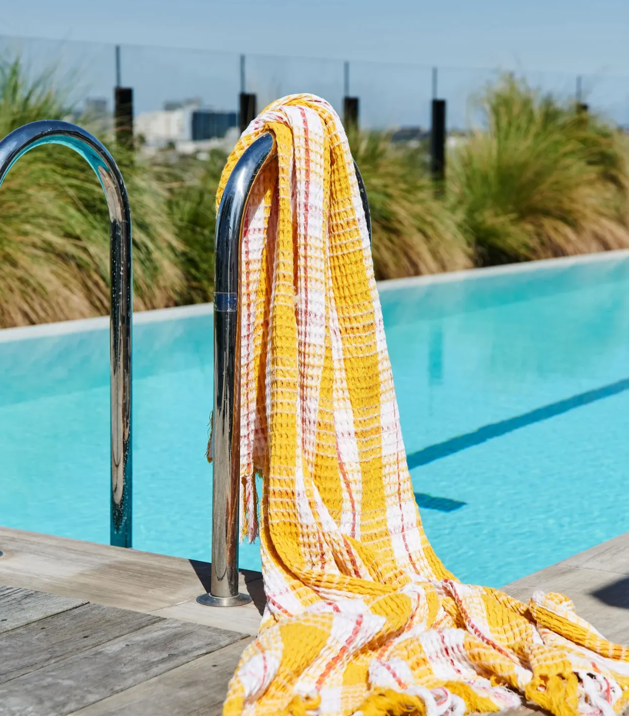 Kip&Co Waffle Beach Towel - Lemon Meringue