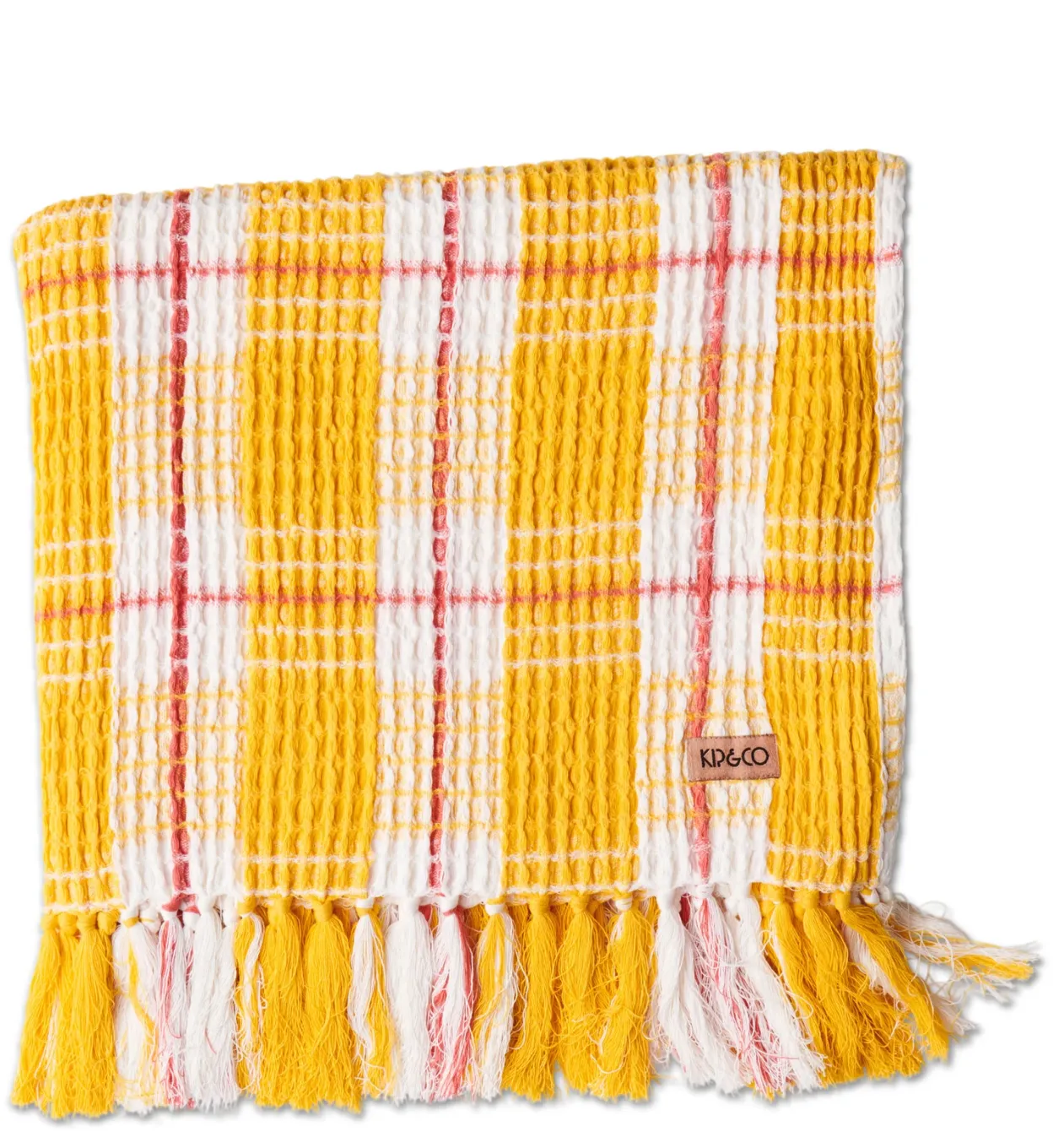 Kip&Co Waffle Beach Towel - Lemon Meringue