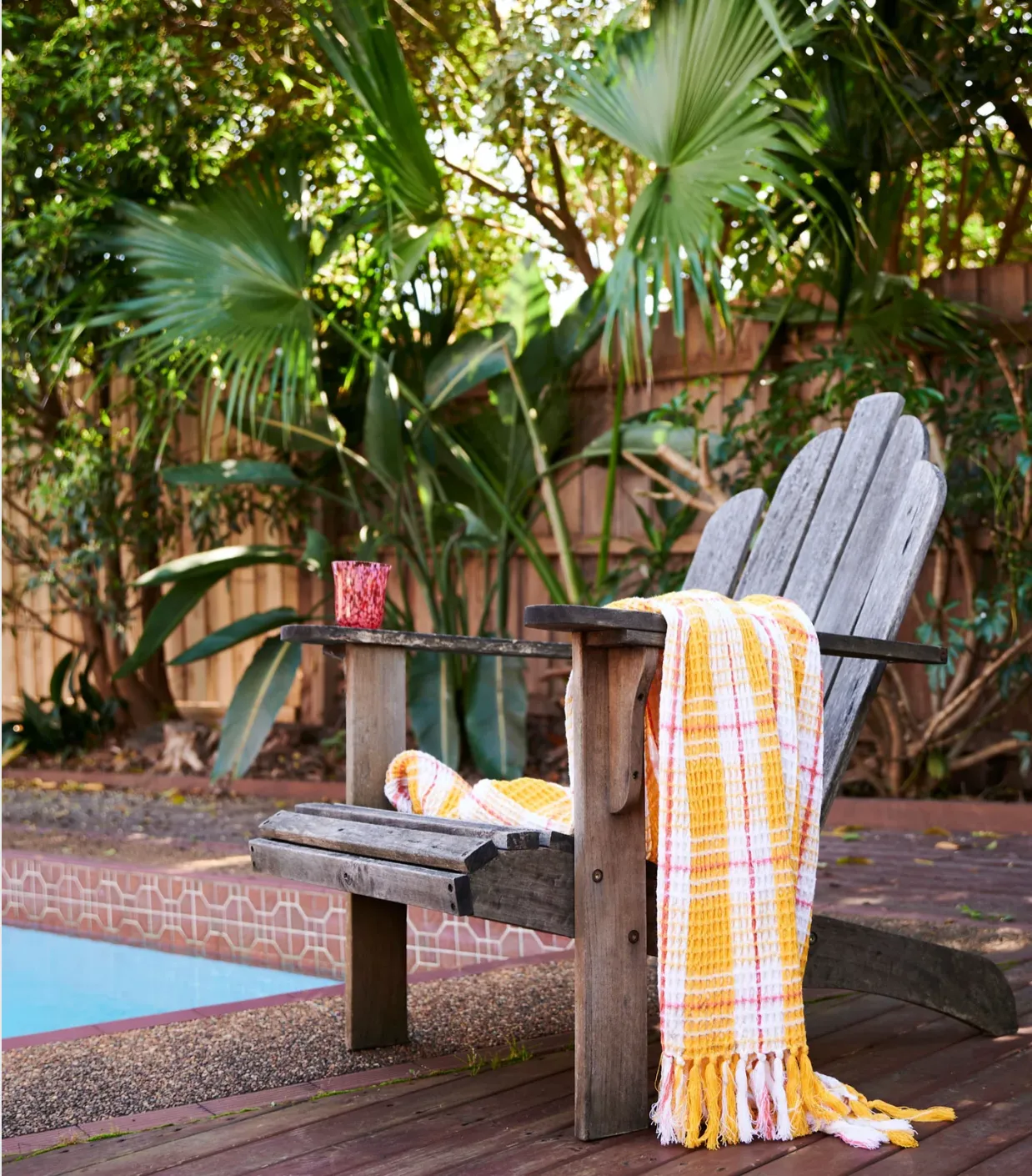 Kip&Co Waffle Beach Towel - Lemon Meringue