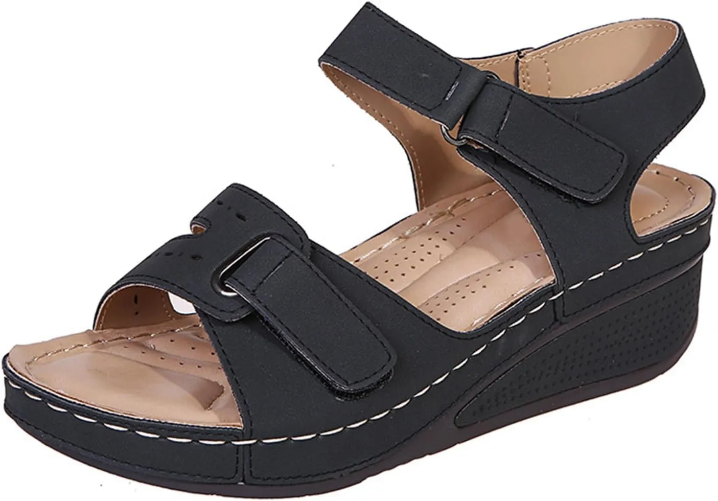 Ladmiple Orthopedic Sandals For Women Wide Width Comfortable Flip Flops with Arch Support Dressy Summer Orthotic Slides