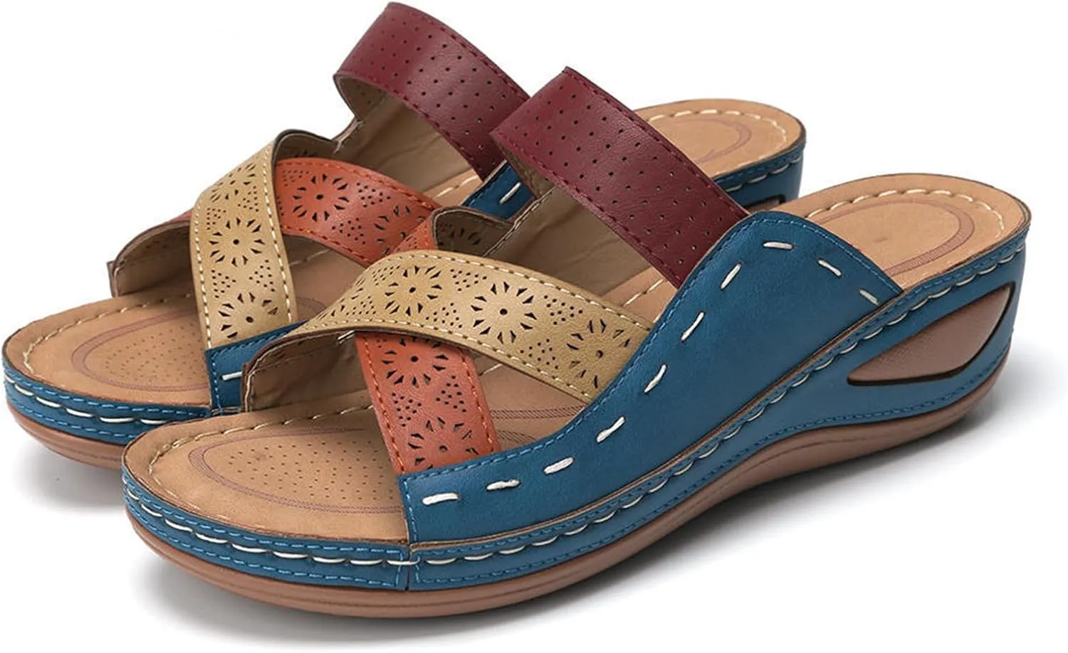 Ladmiple Orthotic Dress Sandals For Women With Arch Support Fashion Comfortable Slides Slippers Orthopedic Flip Flops