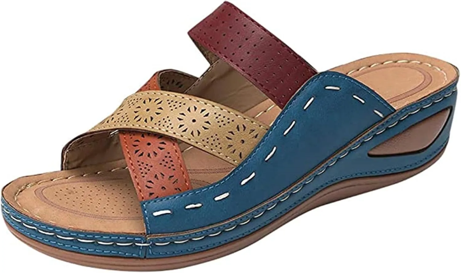 Ladmiple Orthotic Dress Sandals For Women With Arch Support Fashion Comfortable Slides Slippers Orthopedic Flip Flops