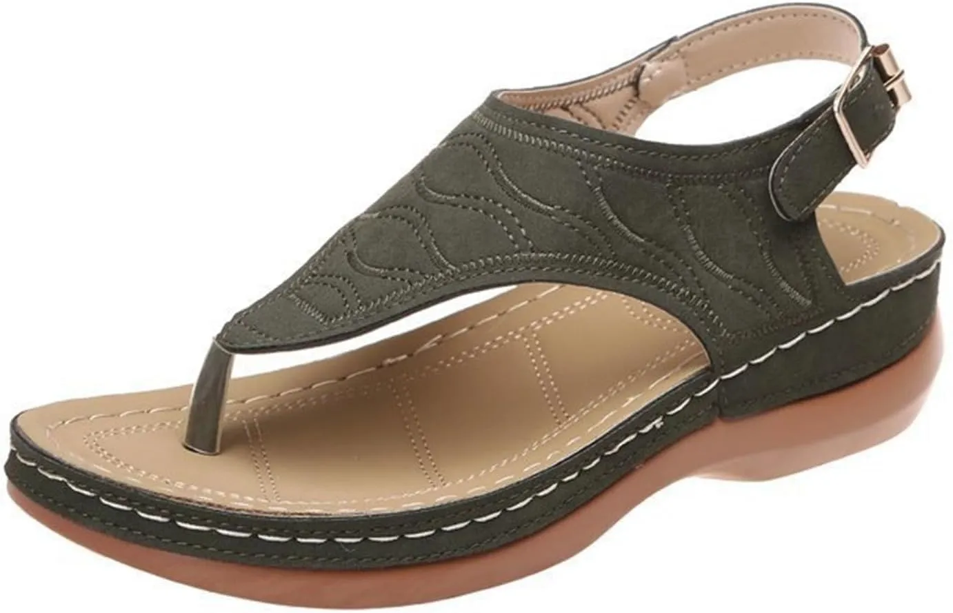 Ladmiple Orthotic Sandals For Women With Arch Support Orthopedic Flip Flops Soft Dressy Summer Beach Shoes Comfortable Slides