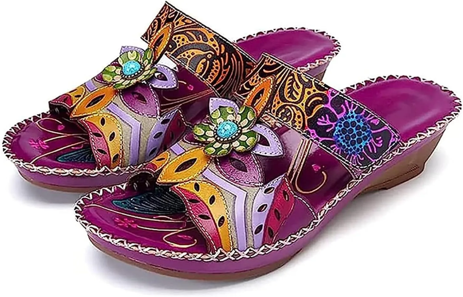 Ladmiple Womens Sandals Dressy Flat Comfortable Slip On Orthotic Flip Flops Casual Summer Orthopedic Slides With Arch Support