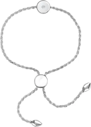 LeCalla 925 Sterling Silver Bracelets for Women | Italian Handmade Adjustable Bolo Link Chain Bracelets | Women's Sliding Bolo Bracelets