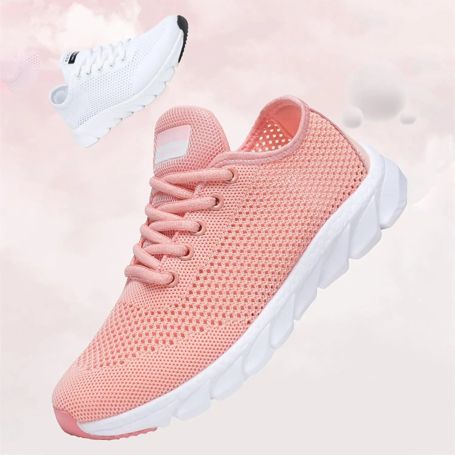 Lightweight Walking Tennis Shoes for Women Non Slip Cushion Fashion Running Tennis Shoes Versatile Dress Shoe