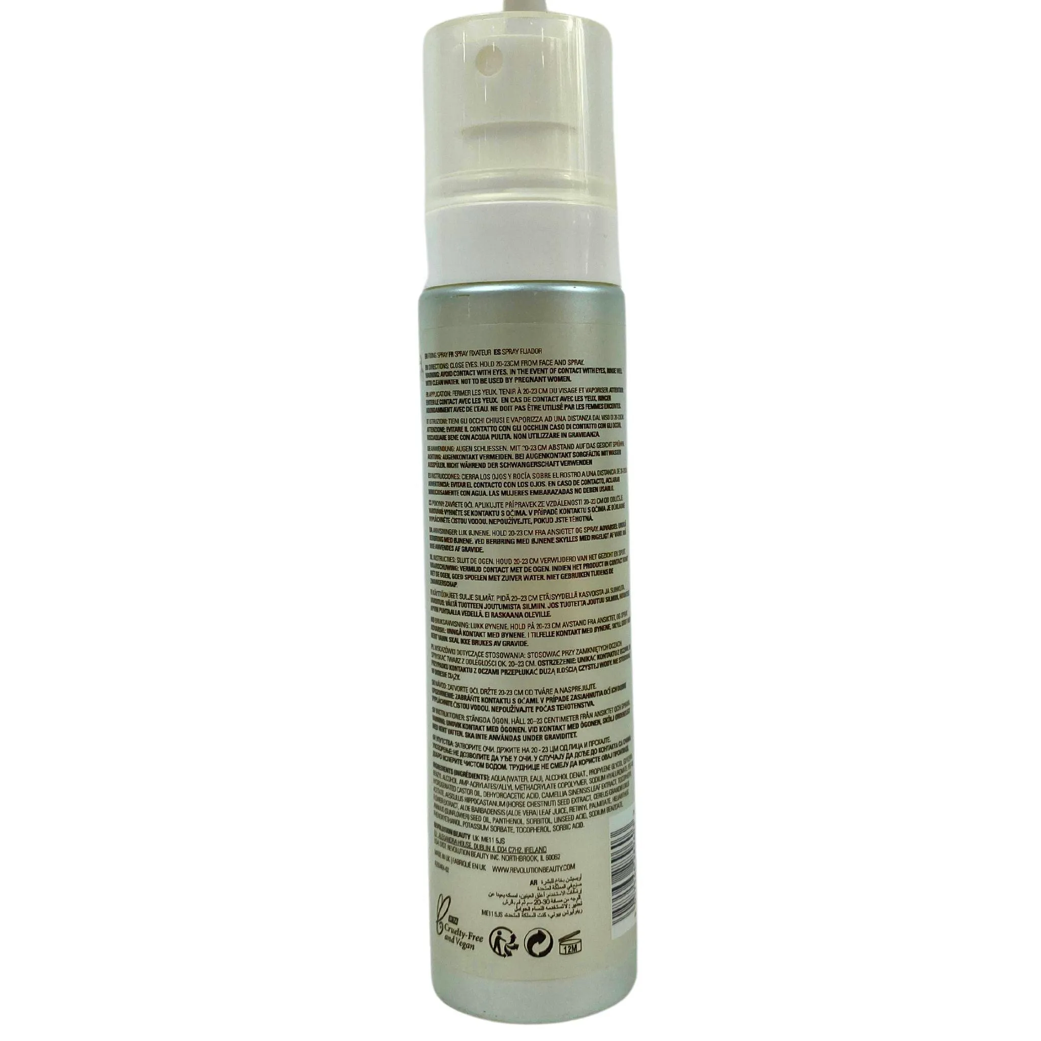 Makeup Obsession Hydra Burst Hydrating Fixing Mist with Hyaluronic Acid & Cactus Extract 3.38OZ (50 Pcs Lot)
