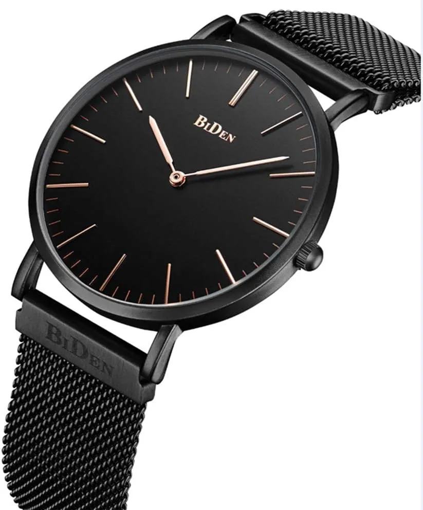 MASTOP Luxury Unisex Watch Fashion Women Mens Dress Quartz Watches Business Waterproof Stainless Steel Watches