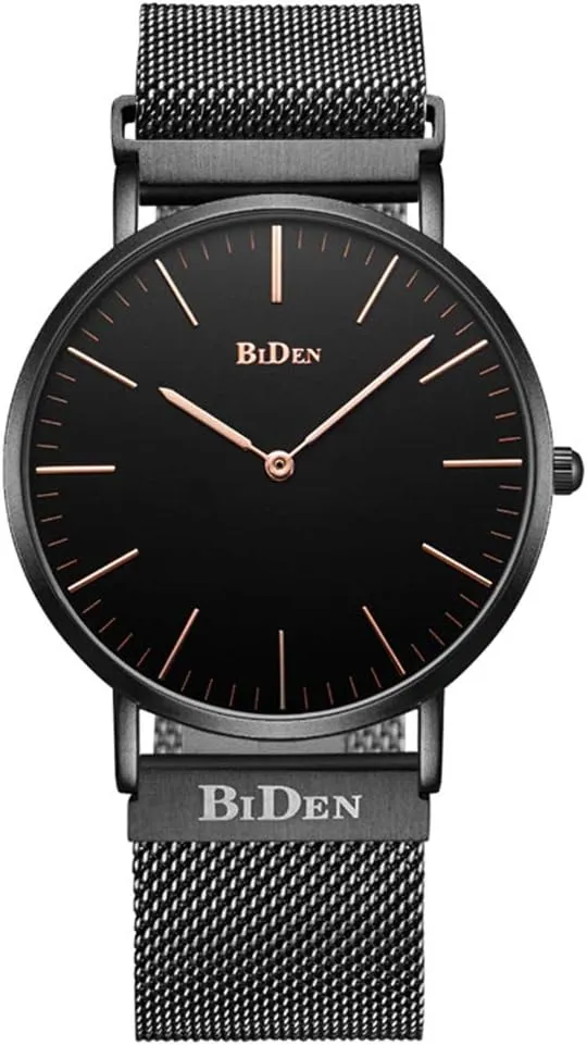 MASTOP Luxury Unisex Watch Fashion Women Mens Dress Quartz Watches Business Waterproof Stainless Steel Watches