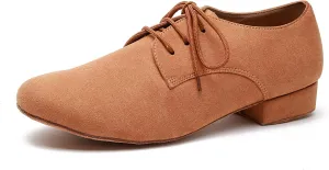 Mens Ballroom Dance Shoes for Latin Salsa Tango with Standard Block Low Heel