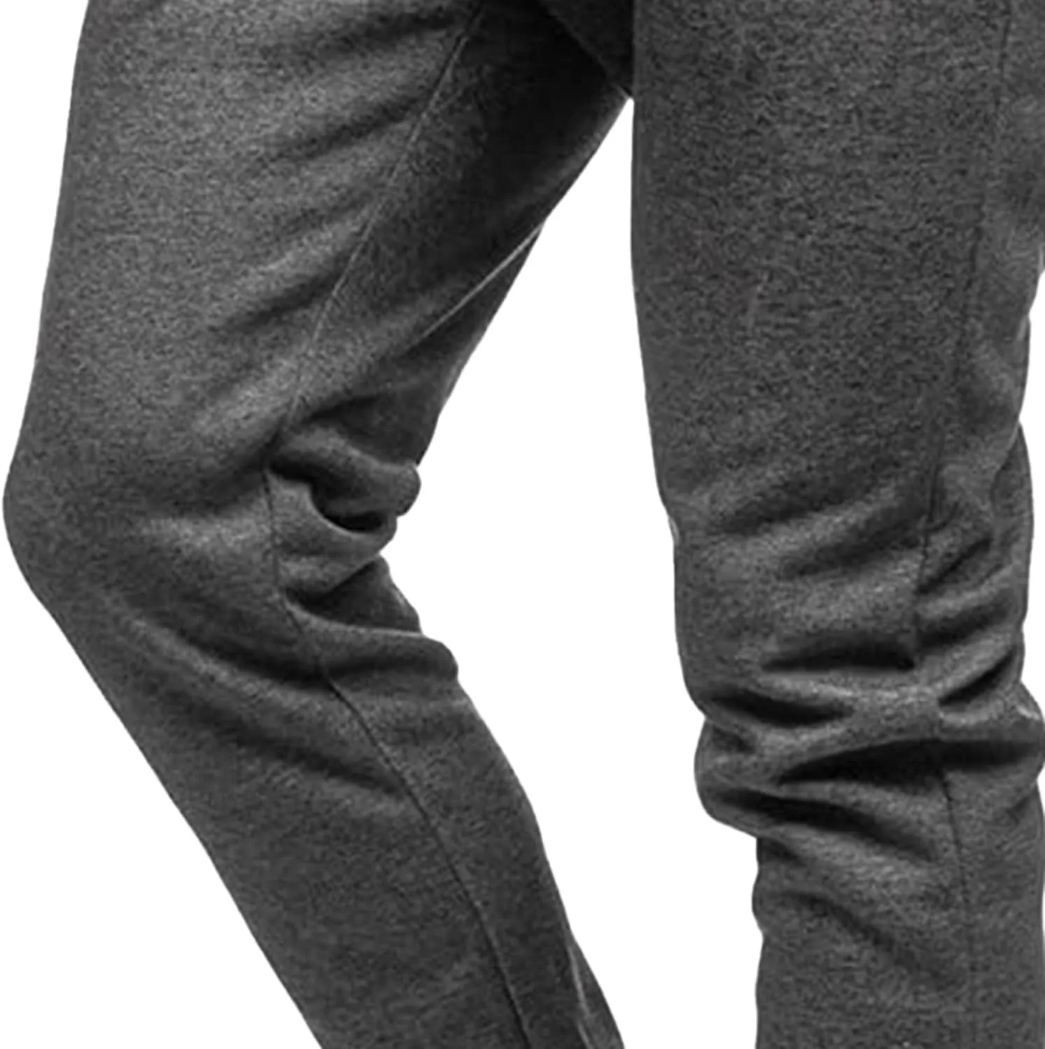Men's Breathable Slim Fit Gym Pants Stretch Drawstring Athletic Trousers Casual Solid Joggers Sweatpants