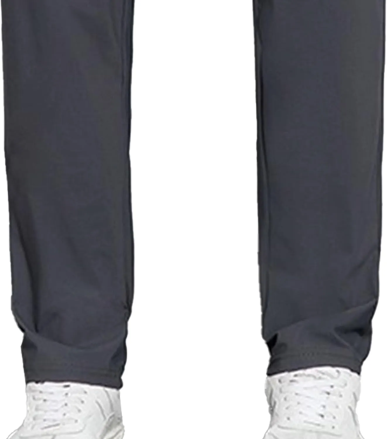 Men's Breathable Solid Classic Workout Pants Stretch Loose Fit Athletic Trousers Basic Drawstring Casual Sweatpants