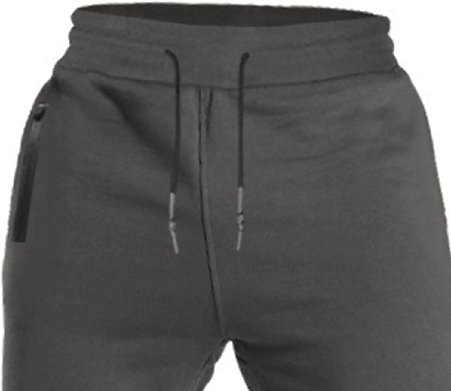 Men's Casual Solid Drawstring Workout Pants Breathable Baggy Outdoor Trousers Comfort Stretch Summer Sweatpants