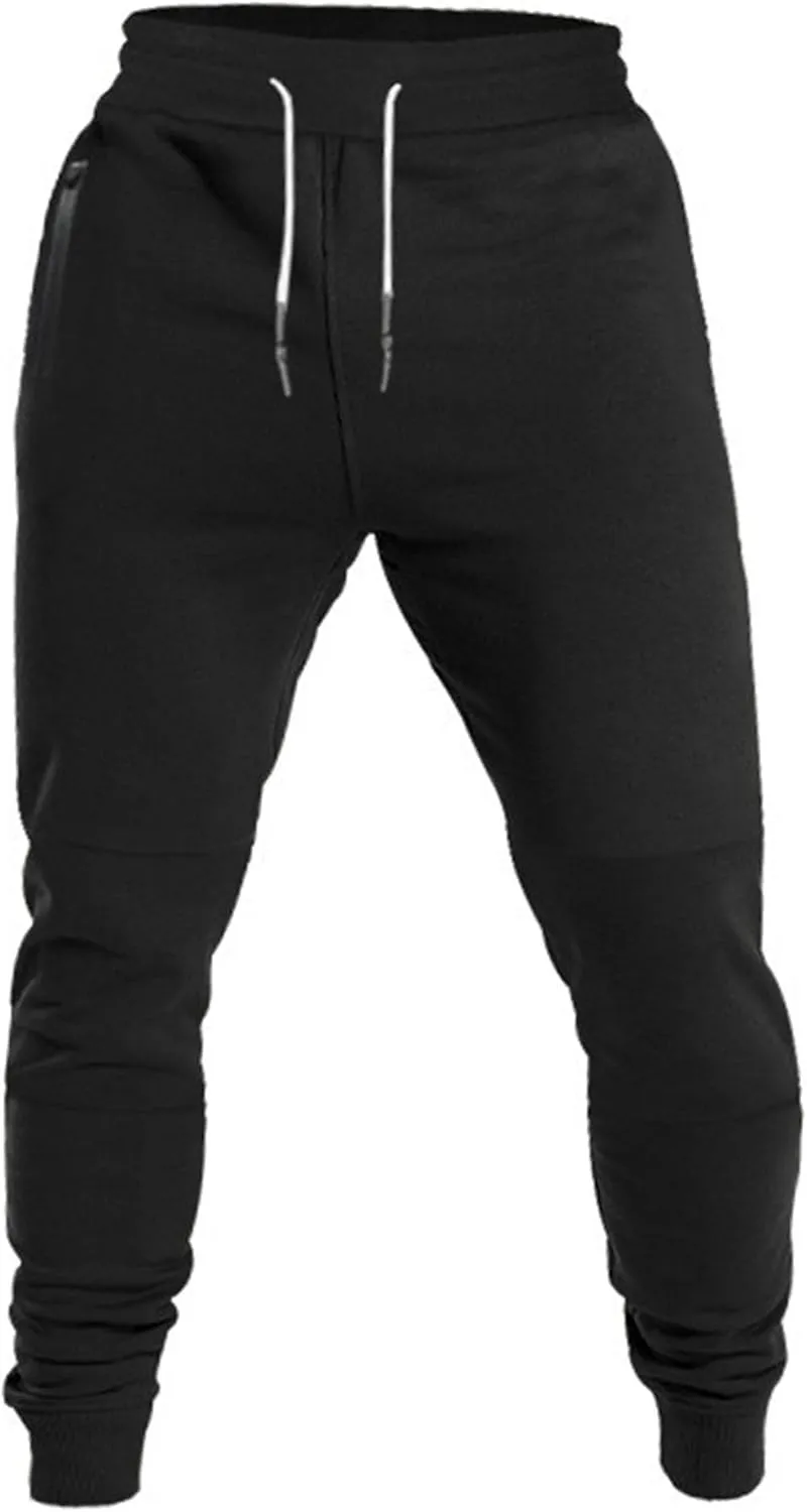 Men's Casual Solid Drawstring Workout Pants Breathable Baggy Outdoor Trousers Comfort Stretch Summer Sweatpants