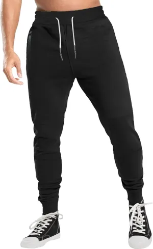 Men's Casual Solid Drawstring Workout Pants Breathable Baggy Outdoor Trousers Comfort Stretch Summer Sweatpants