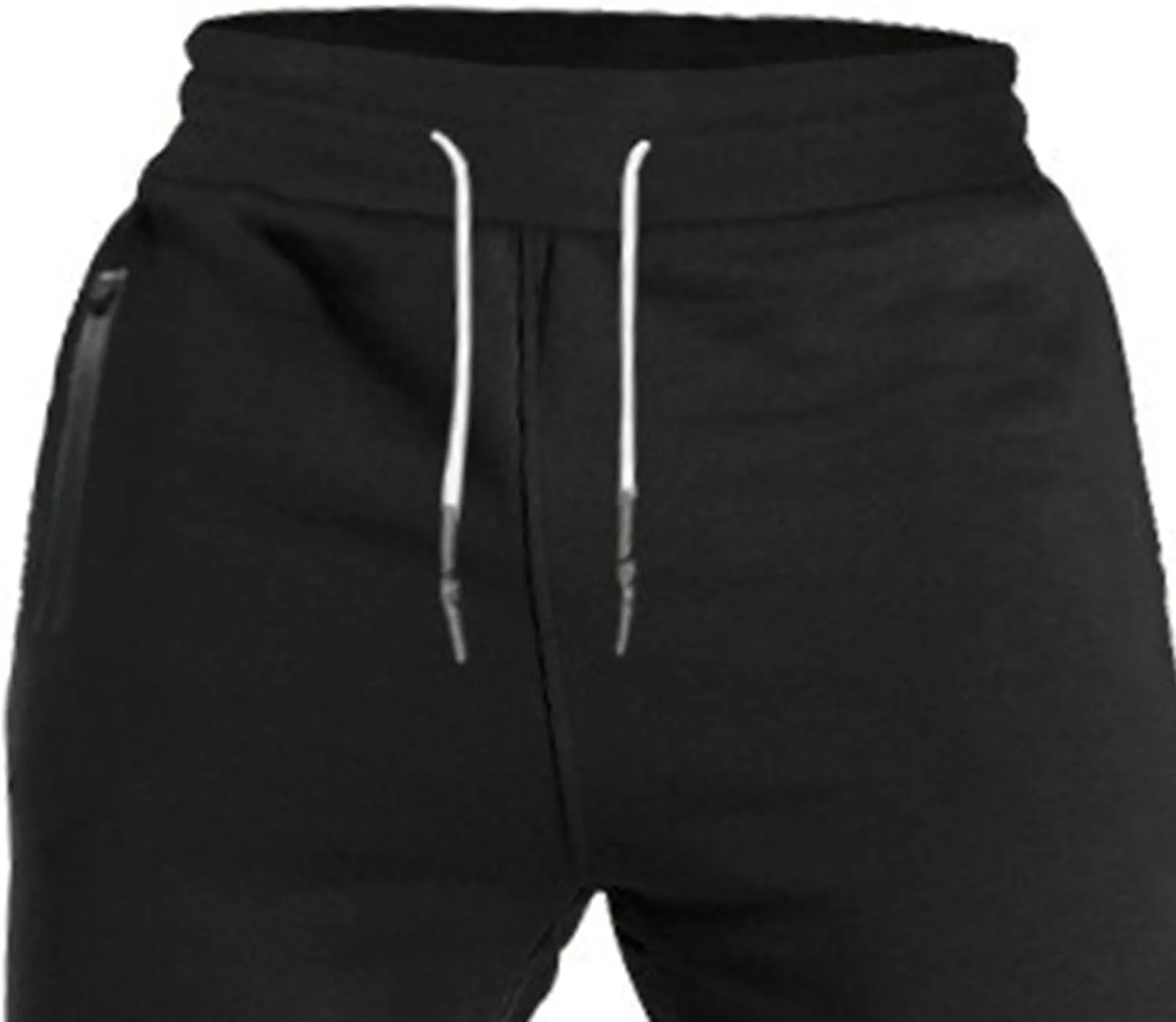 Men's Casual Solid Drawstring Workout Pants Breathable Baggy Outdoor Trousers Comfort Stretch Summer Sweatpants