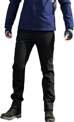 Men's Comfort Stretch Solid Workout Pants Elastic Waist Breathable Outdoor Trousers Stylish Fall Winter Sweatpants