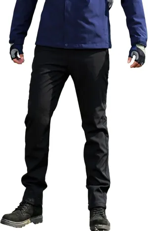 Men's Comfort Stretch Solid Workout Pants Elastic Waist Breathable Outdoor Trousers Stylish Fall Winter Sweatpants