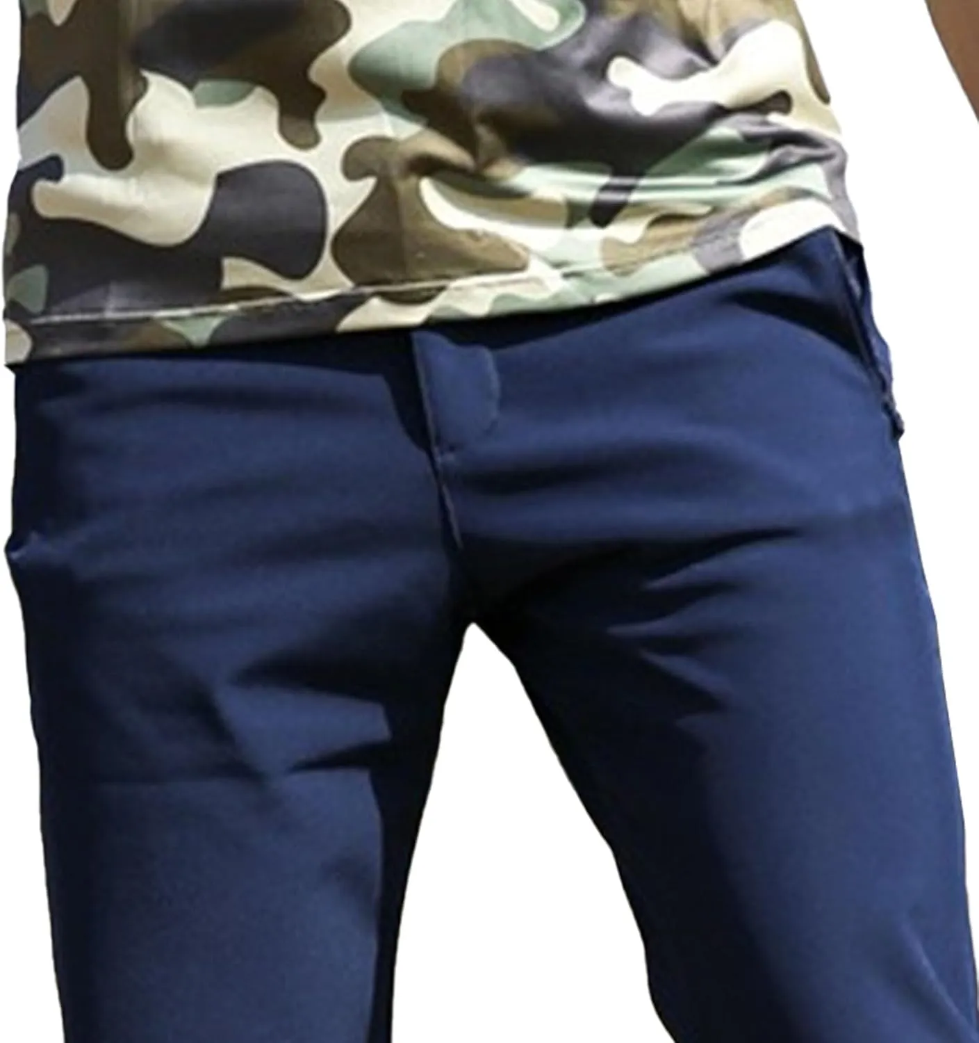 Men's Comfort Stretch Solid Workout Pants Elastic Waist Breathable Outdoor Trousers Stylish Fall Winter Sweatpants