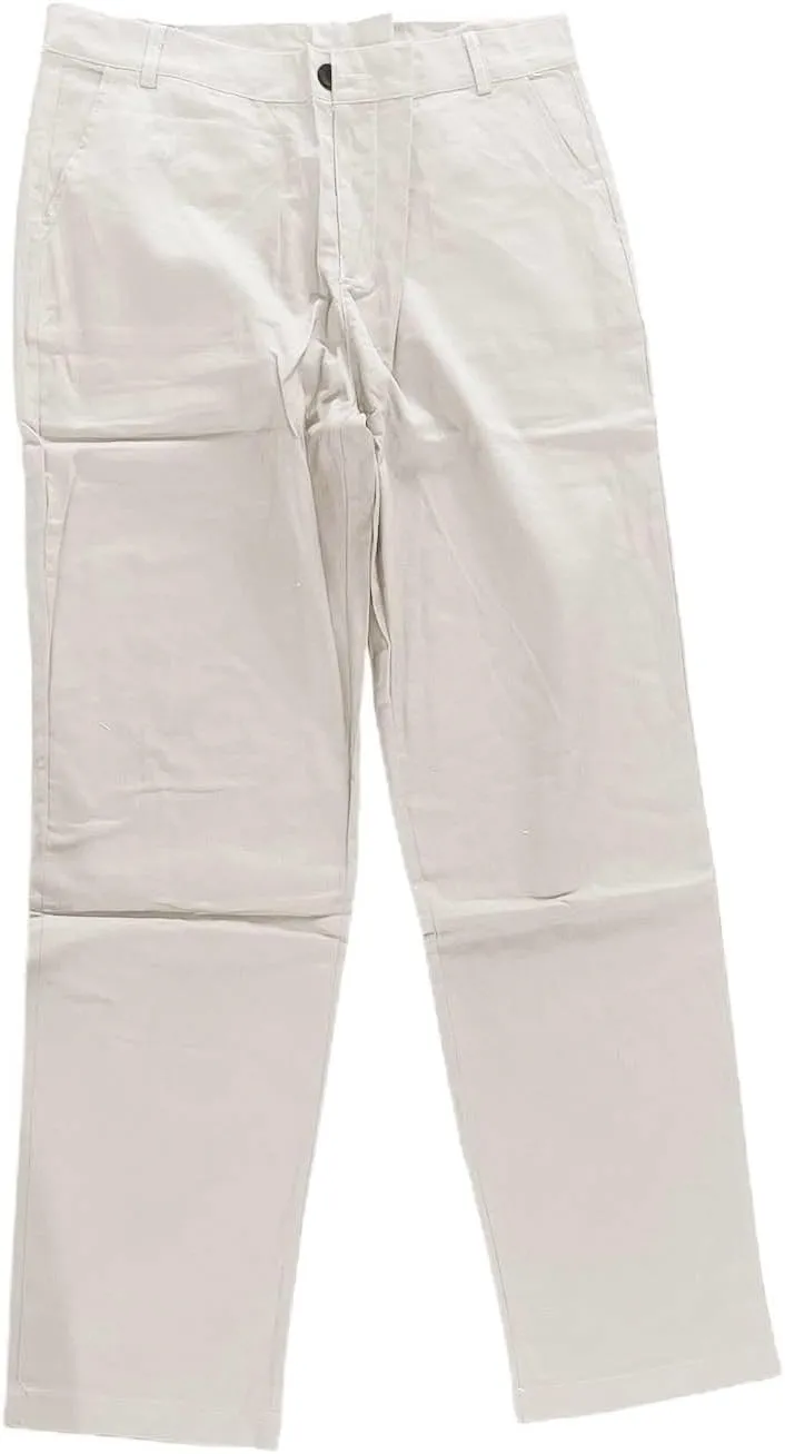 Mens Slim Fit Casual Stretch Khaki Pants with Pockets Straight Flat-Front Golf Slacks for Men Breathable Chinos Dress Pants