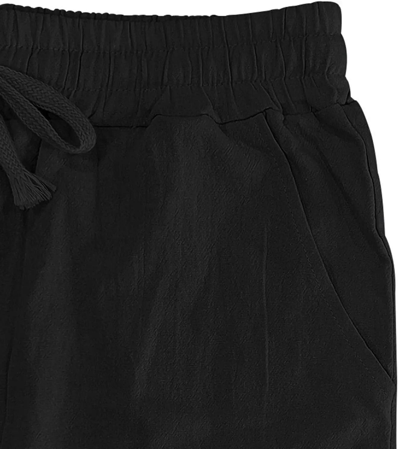 Men's Sports Pants, Beach Sun Protection Elastic Band Trousers, Straight Casual Solid Thin Breathable Sports Pants