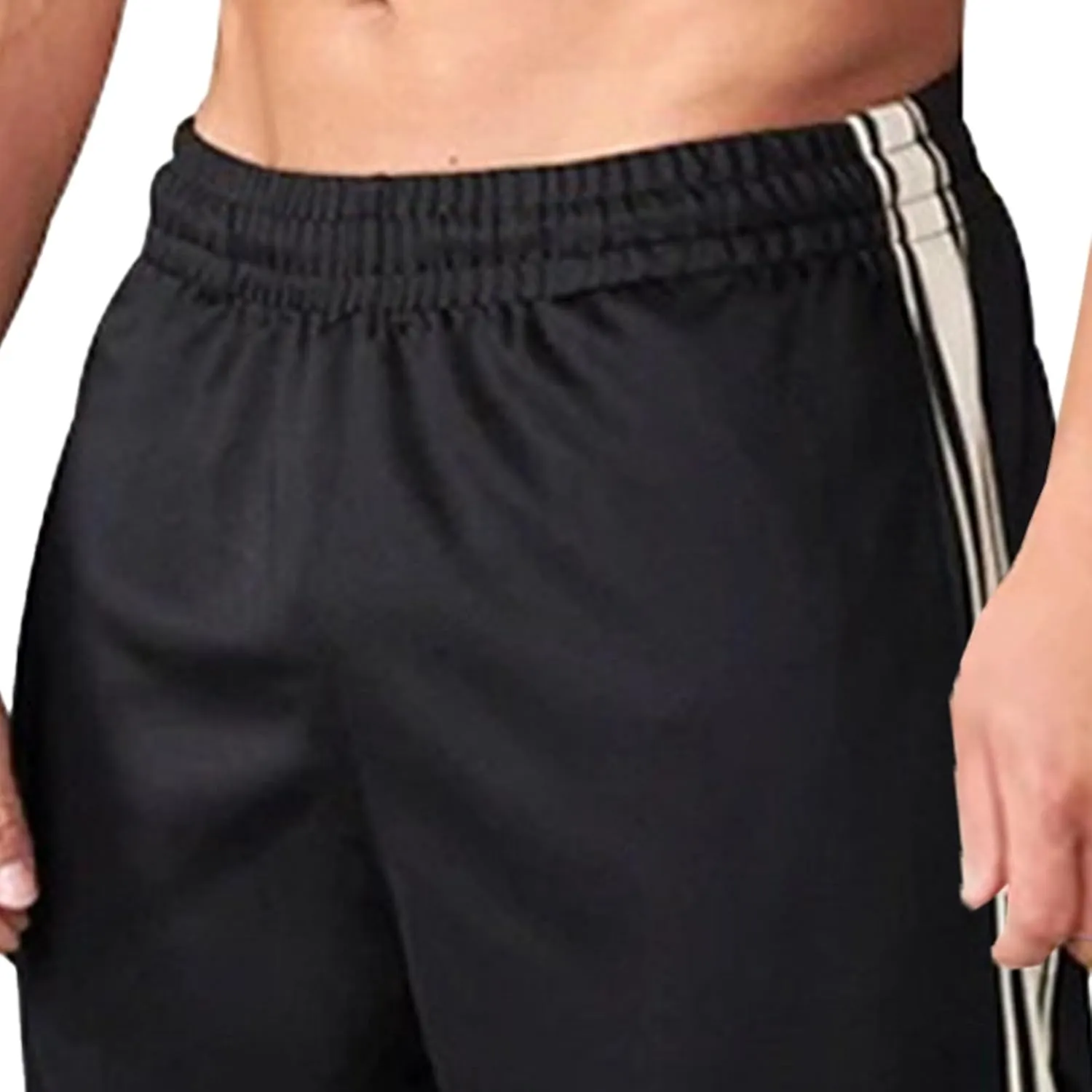Men's Straight Leg Elastic Waist Outdoor Pants Striped Baggy Joggers Trousers Casual Breathable Hiking Sweatpants