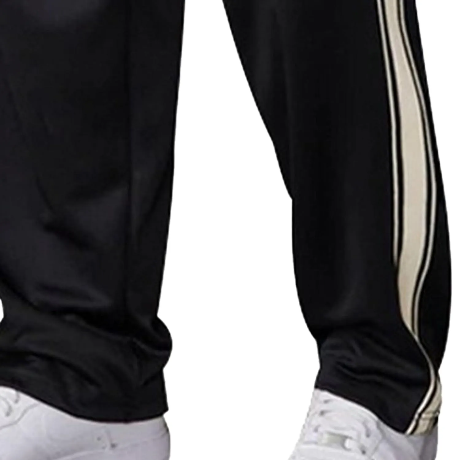 Men's Straight Leg Elastic Waist Outdoor Pants Striped Baggy Joggers Trousers Casual Breathable Hiking Sweatpants