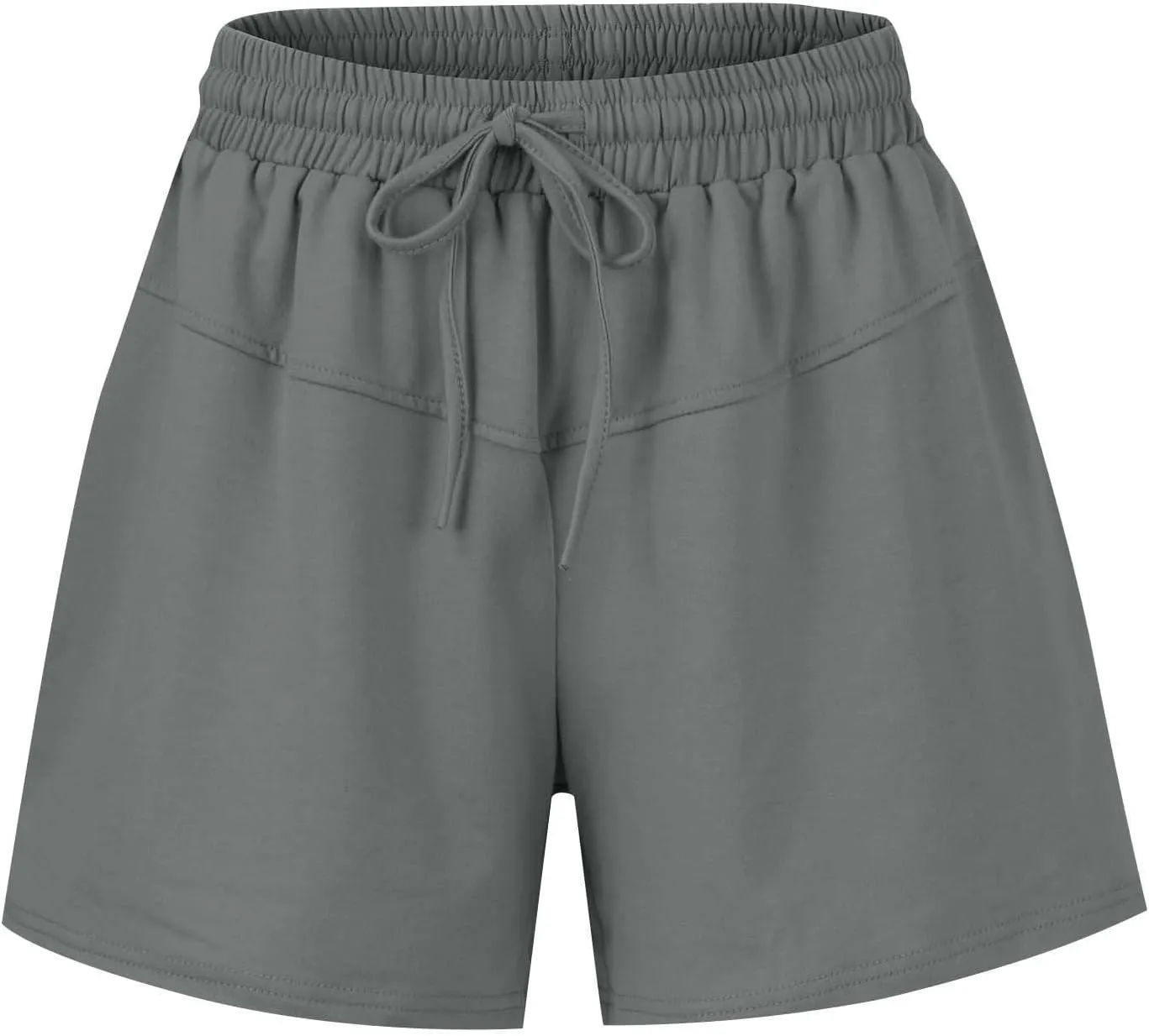 midelxp Retro Sweat Shorts Women Comfy Drawstring High Waisted Athletic Shorts Summer Cotton Gym Running Shorts with Pockets