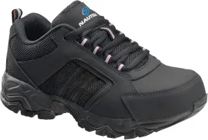 Nautilus Womens Black Leather Steel Toe 2152 Guard Sport Work Shoes 6 W