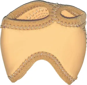 Neoprene Half Sole Lyrical Dance Footwear in Tan Small