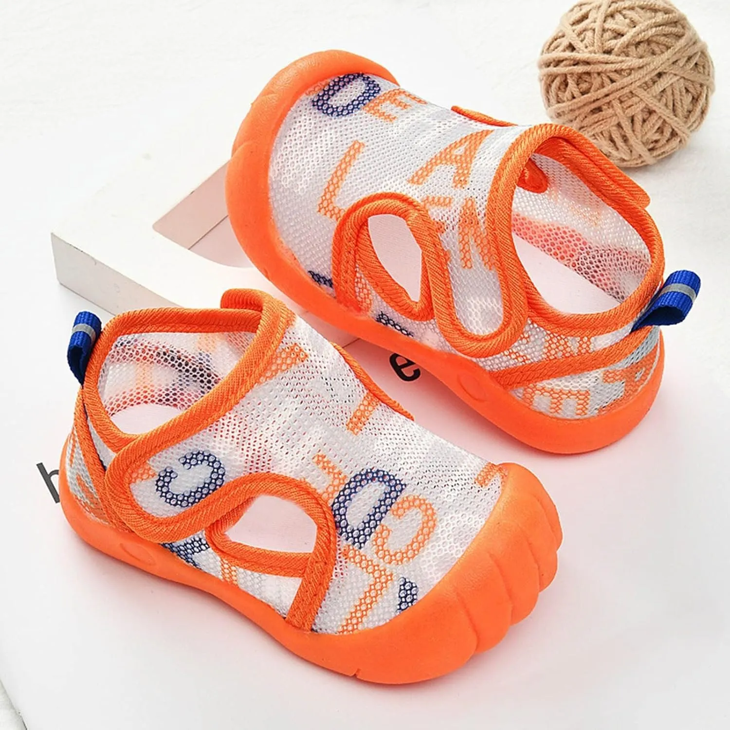 Non Slip Sneakers for Boys and Girls Toddler Water Shoes Barefoot Water Shoes for Kids Baby Wide Socks with Arch Support Breathable Baby Boys Sandals Walking Beach Swim Pool Toddle