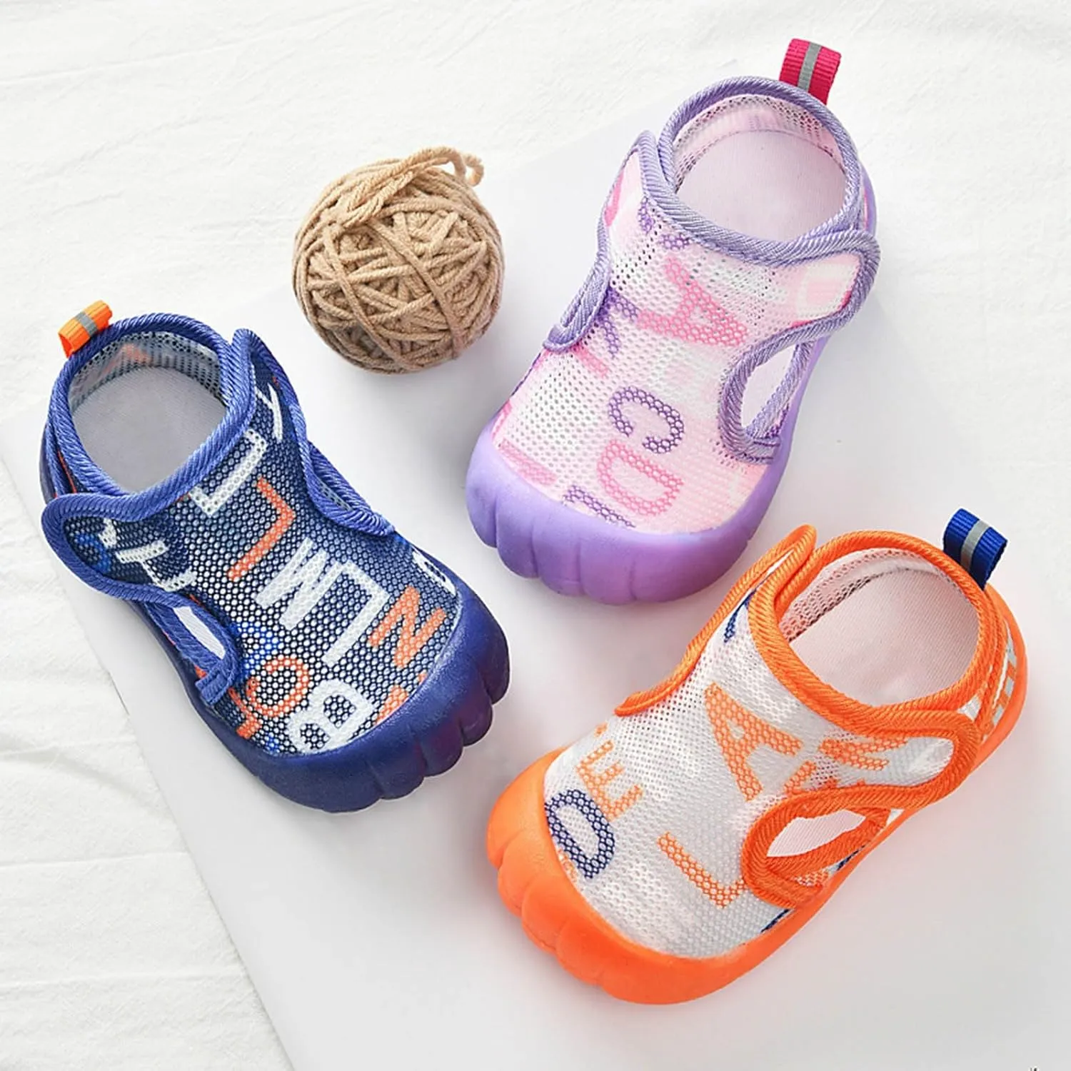 Non Slip Sneakers for Boys and Girls Toddler Water Shoes Barefoot Water Shoes for Kids Baby Wide Socks with Arch Support Breathable Baby Boys Sandals Walking Beach Swim Pool Toddle