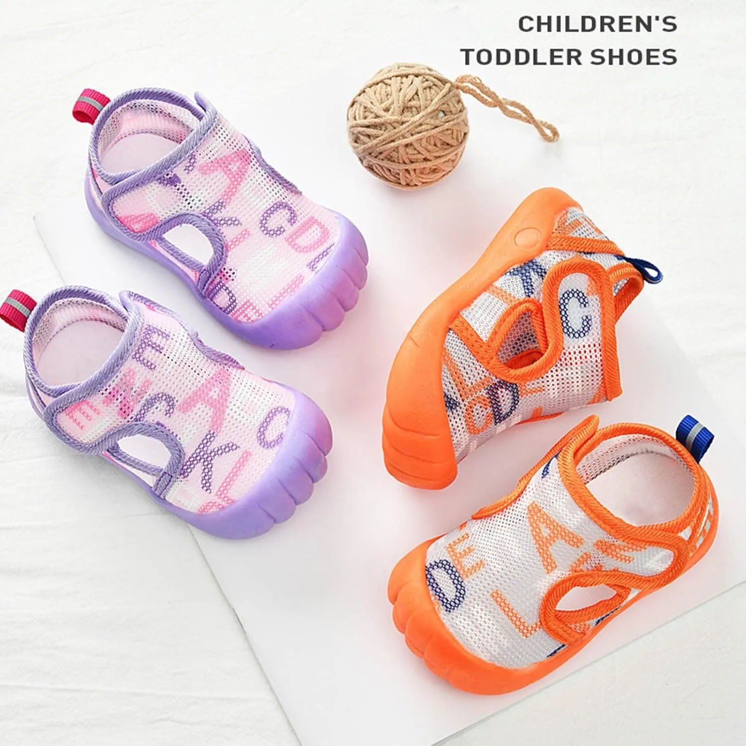 Non Slip Sneakers for Boys and Girls Toddler Water Shoes Barefoot Water Shoes for Kids Baby Wide Socks with Arch Support Breathable Baby Boys Sandals Walking Beach Swim Pool Toddle