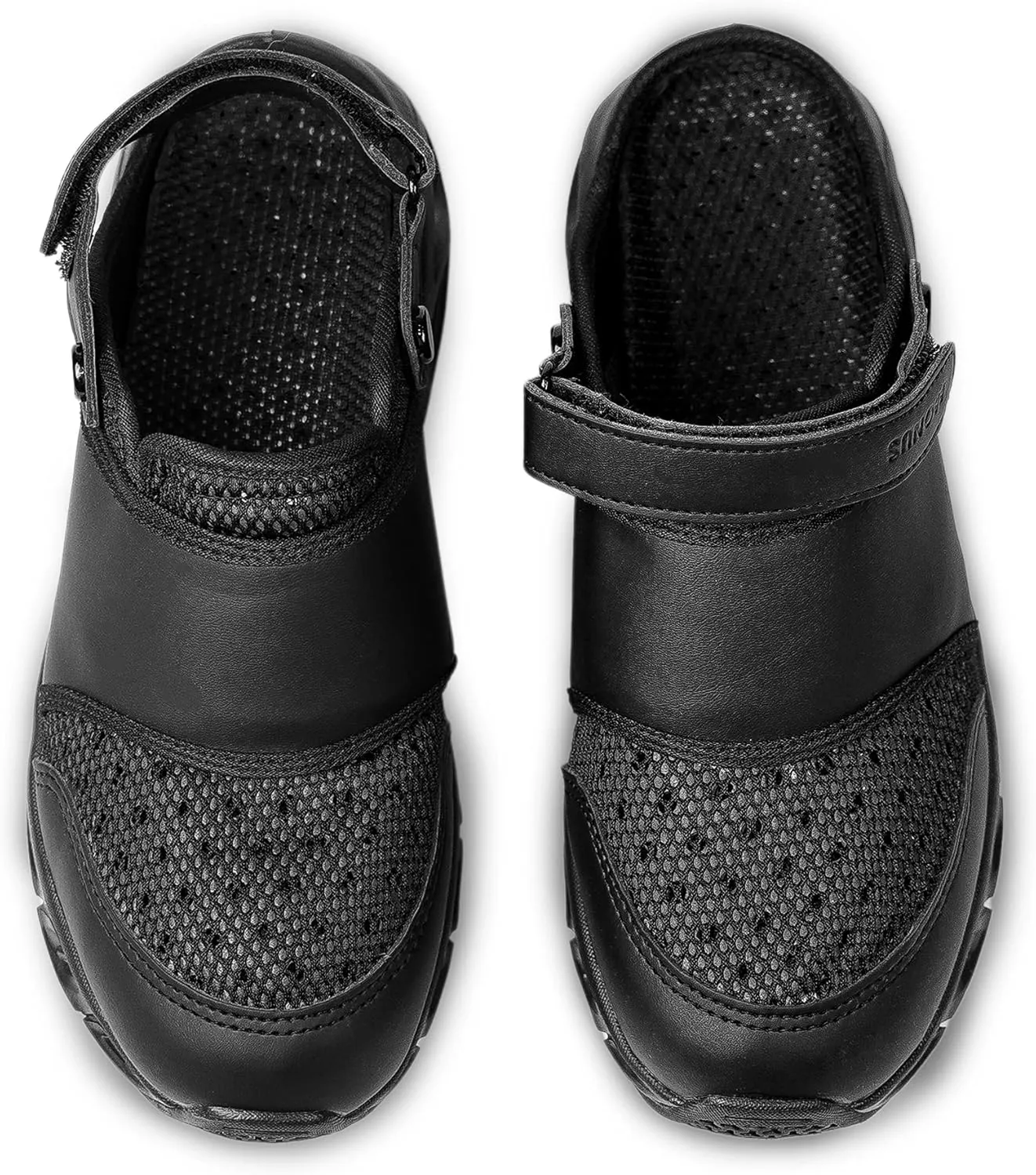 Nursing Shoes Woman and Man Cooling Sandle Black us footwear size for adult women width medium