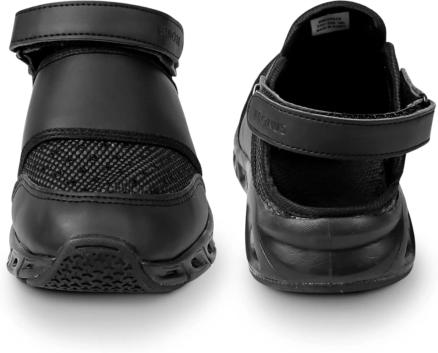 Nursing Shoes Woman and Man Cooling Sandle Black us footwear size for adult women width medium