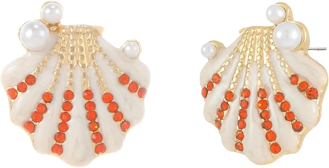 Ocean Earrings for Women | Starfish Earrings | Seashell Earrings | Ear Cuffs Clip-On Earrings Non Piercing for Women|Summer Beach Ocean Jewelry for Women