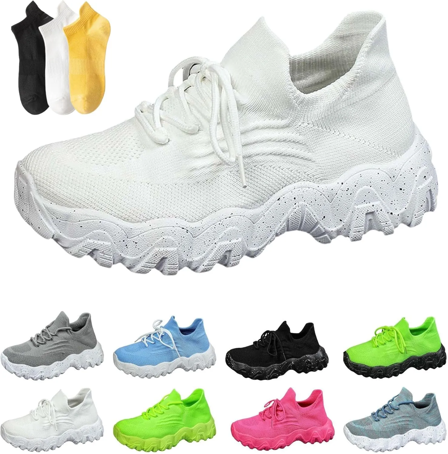 Ortho Pro Shoes for Women, Nurse Babe Shoes, Ortho Pro Women's Classic Shoes Lace Up, Womens Mesh Slip On Sneakers