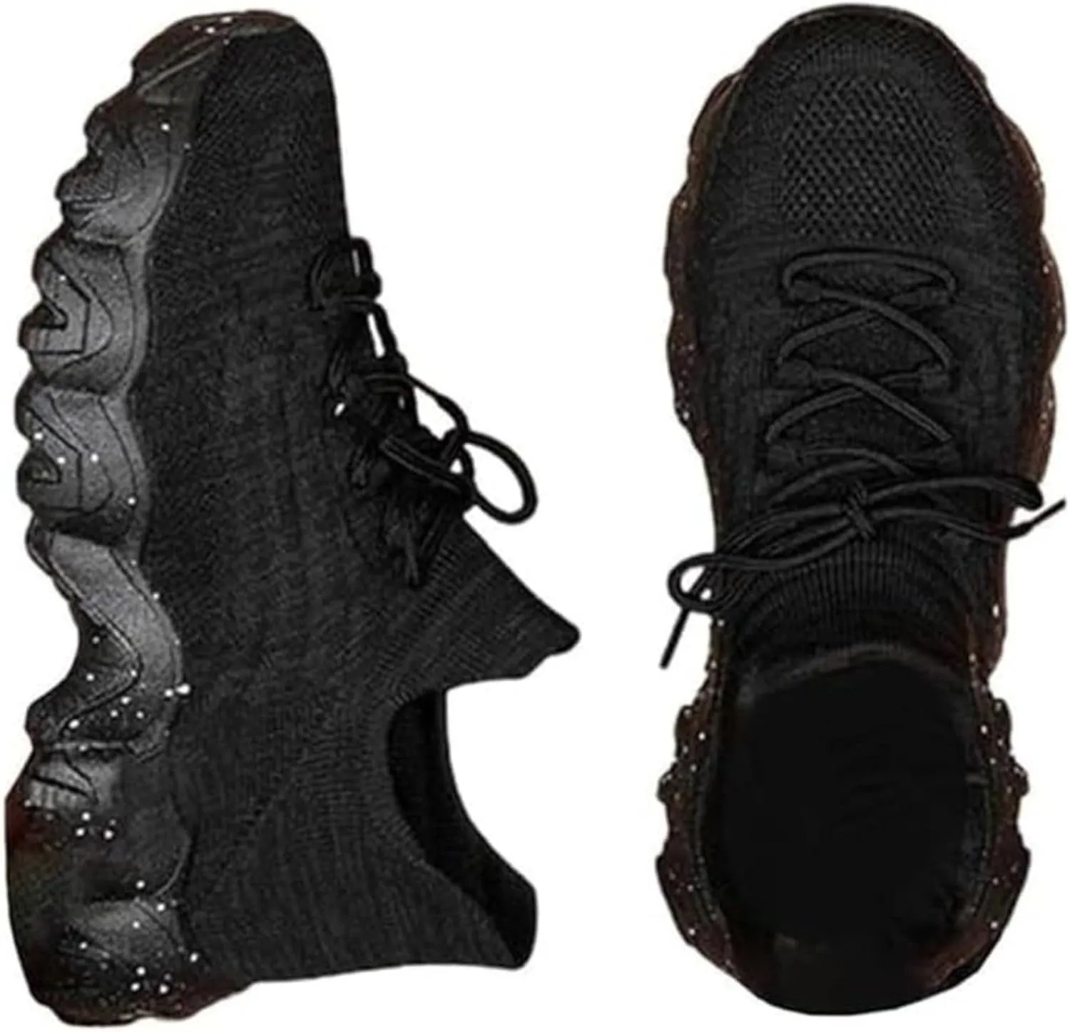 Orthopedic Walking Shoes for Women, Women Mesh Breathable Non-Slip Casual Shoes, Lace Up Athletic Shoes Arch Support