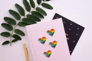 Pack 3PCS/5PCS/10PCS Progress Pride Lapel Pins Brooches Badges