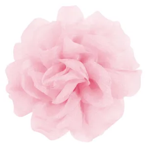 Rose Flower Brooches and Clips for Women | Pink Hair Clips & Flower Pins | Lapel & Hat Pins, 4.3 Inches, Light Pink