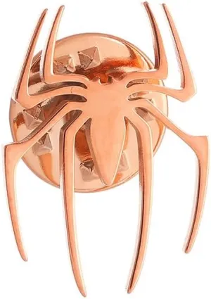 Spider Designer Badge Lapel Pins Stainless Steel Spider Brooches for Men
