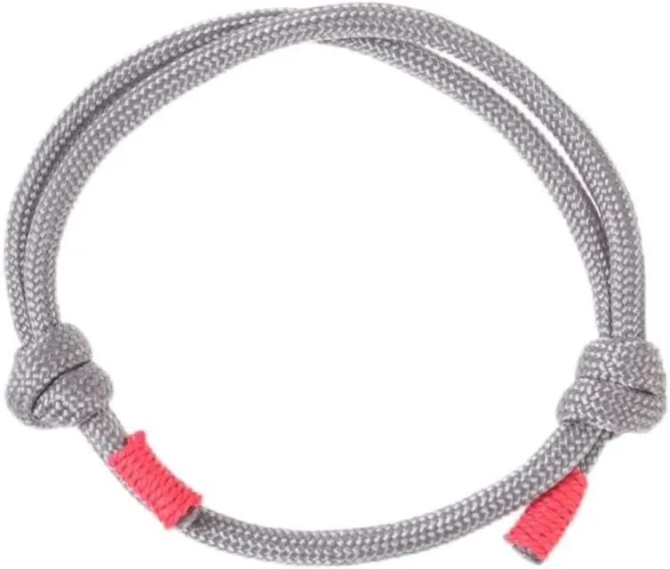 Stylish Woven Bracelet Handmade Braided Hand Chain Fashion Jewelry Grey Comfortable for Daily Wear