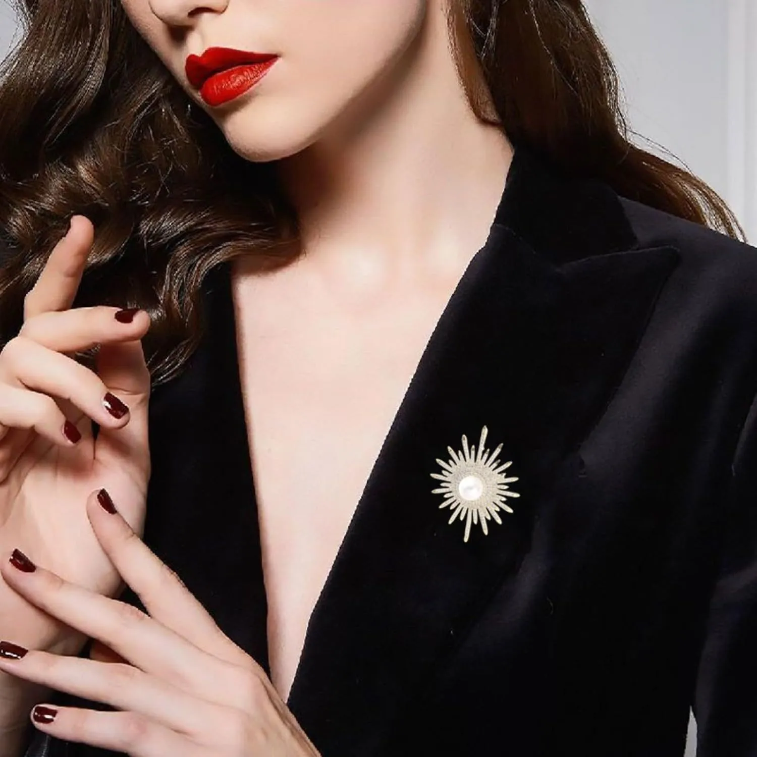 Sunflower Brooch Pins Sunflower Pearl Brooch for Women Sunflower Rhinestone Brooches Pins Flower Broochs Pins Pearl Pines for Clothes Lapel Badge Brooches Pines for Lanyards Backpacks Clothes Hats Jackets