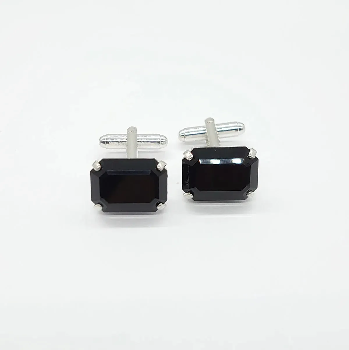 Swarovski Crystals Baguette Cufflinks