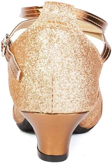 SWDZM Women's Latin Dance Shoes Tango Salsa Professional Ballroom Performance Practice Dance Shoes,DY08