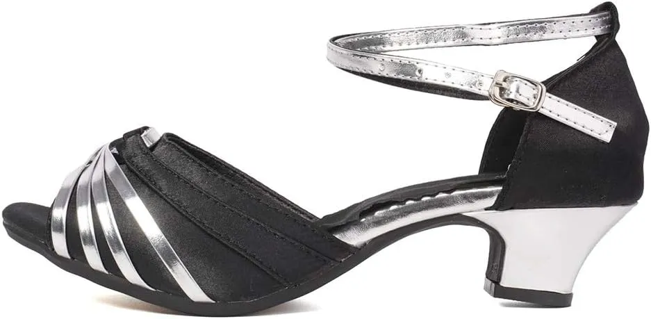 SWDZM Women's Latin Dance Shoes Tango Salsa Professional Ballroom Performance Practice Dance Shoes,DY08