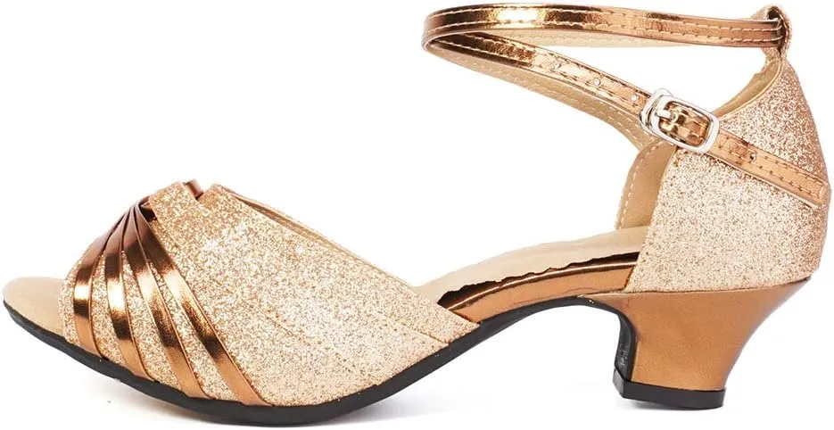 SWDZM Women's Latin Dance Shoes Tango Salsa Professional Ballroom Performance Practice Dance Shoes,DY08